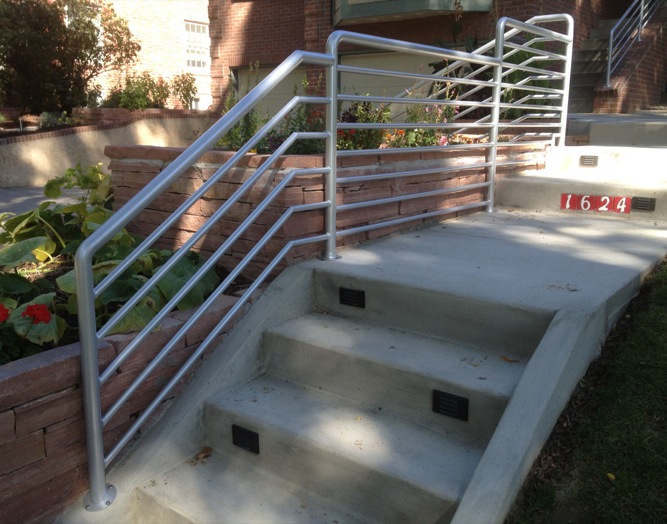 Outdoor Metal Stair Railing