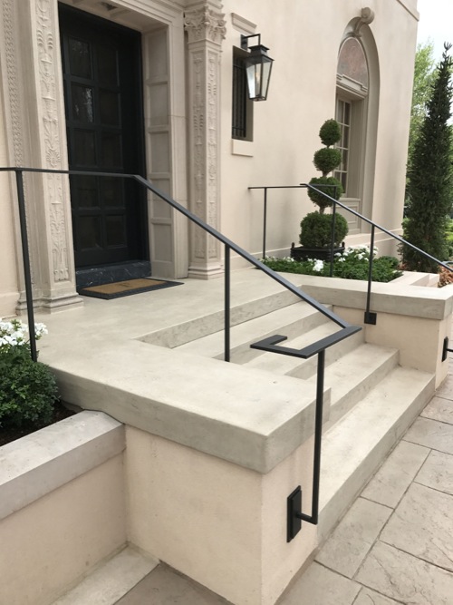 Outdoor Metal Stair Railing